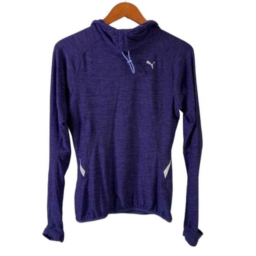 Puma Running Hoodie Pullover Warm Cell Long Sleeves Thumb Hole Cuff